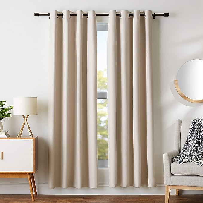 Solid Darkening 100% Blackout Curtain - Innovative fabric