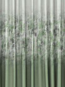 Designer curtains - "Olive Green Ombre Abstract Curtains"