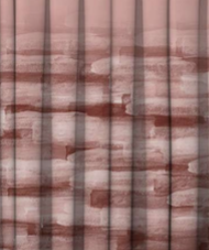 Designer curtains - "Blush Pink Watercolor Striped Curtains"