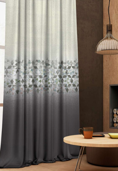 Designer curtains - Modern Mosaic Gradient Curtains