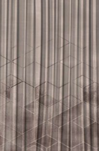 Designer curtains - Luxe Hexagonal Fade Curtains