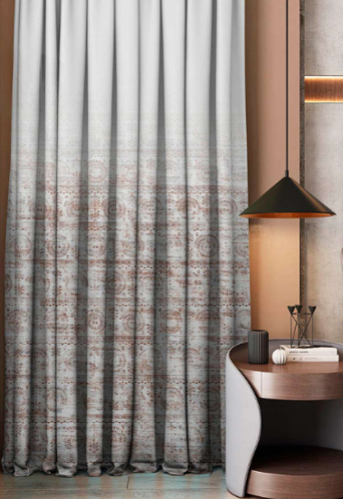 Designer curtains - Vintage Persian Motif Curtains