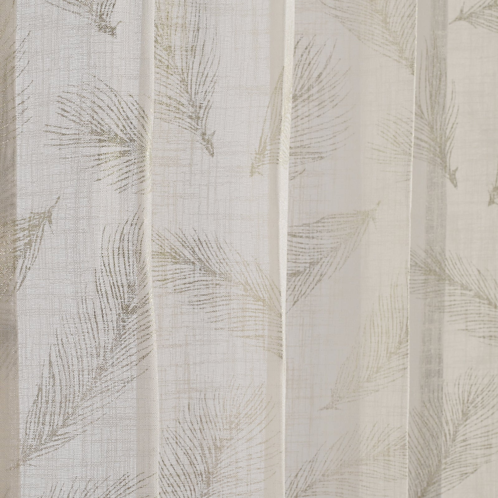 Peacock feather Sheer Curtains