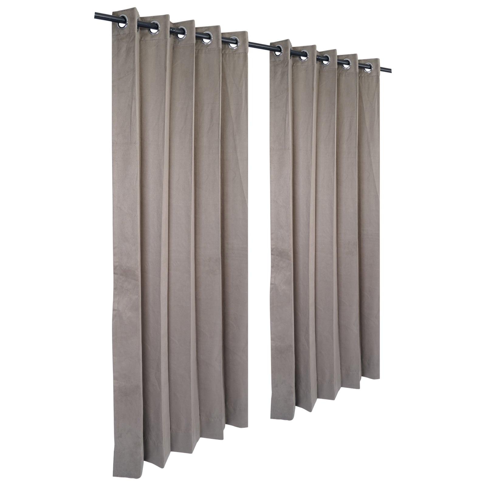 Premium Velvet Soft feel -Room Darkening - Luxury Blackout-Grey