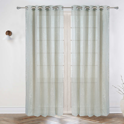 Beautiful Graceful self textured Sheer 05