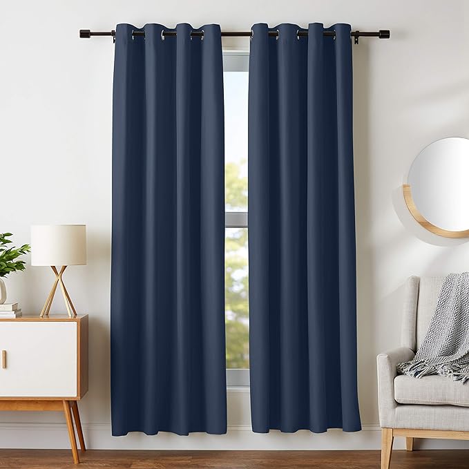 Solid Darkening 100% Blackout Curtain - Innovative fabric