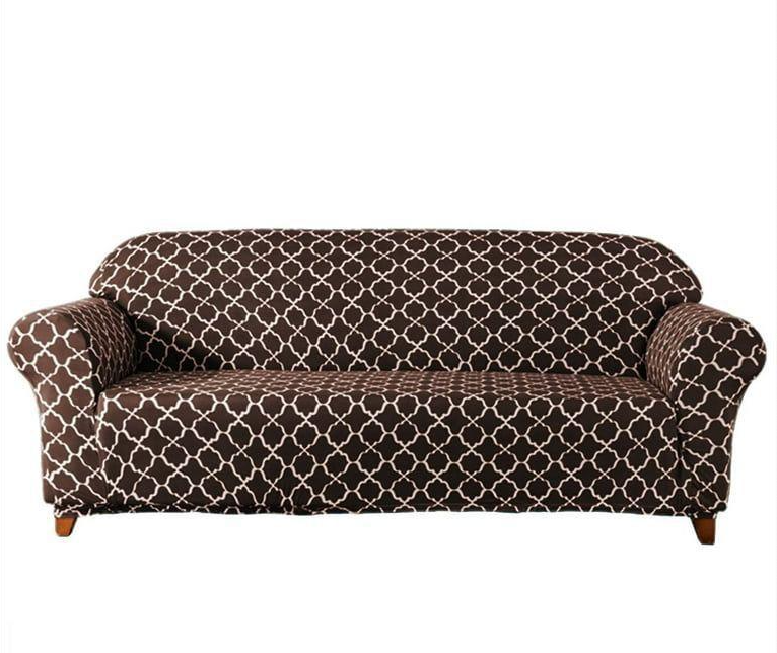 Moroccan Trellis Versatile Stretch Sofa Cover ( 3+1+1 seater)