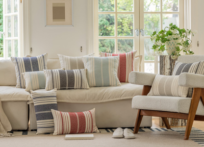 Coastal Stripe Cushion Collection
