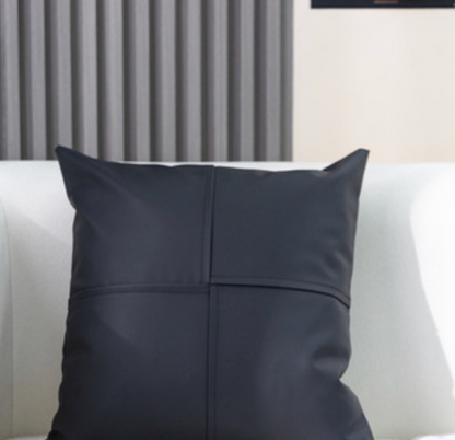 Luxurious Faux Leather Accent Cushions