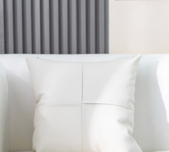 Luxurious Faux Leather Accent Cushions