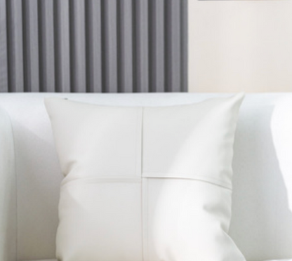 Luxurious Faux Leather Accent Cushions