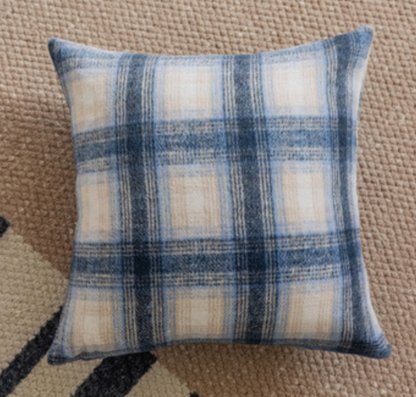 Classic Plaid Patterned Cushions