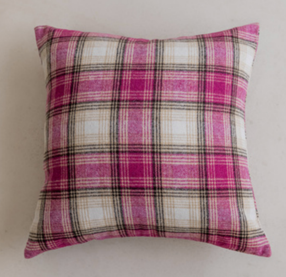 Classic Plaid Patterned Cushions