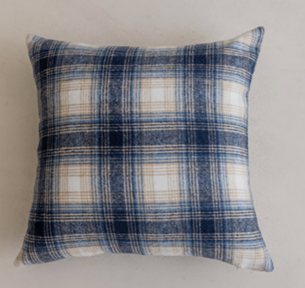 Classic Plaid Patterned Cushions