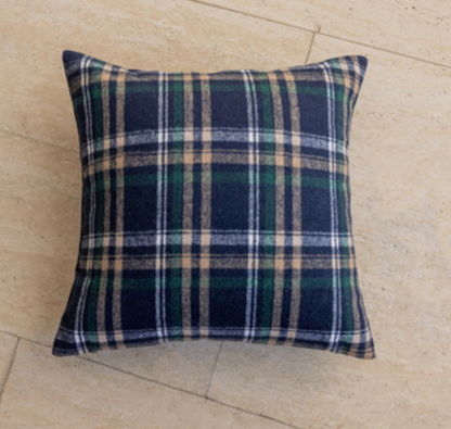 Classic Plaid Patterned Cushions