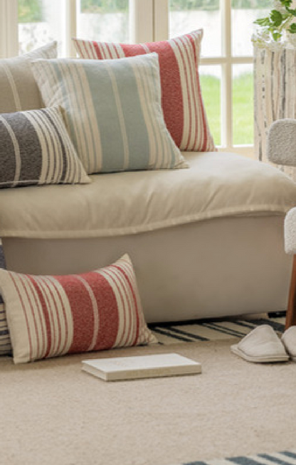 Coastal Stripe Cushion Collection