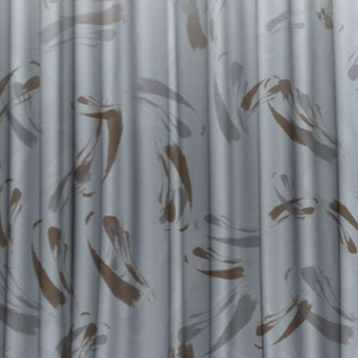 Designer Curtain -  Contemporary Brushstroke Blackout Curtains