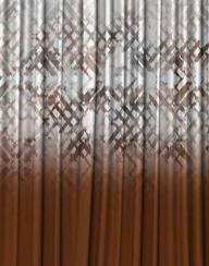 Designer curtains - "Bronze Ombre Geometric Curtains"