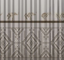 Designer curtains -  "Tribal Patterned Sheer Curtain&