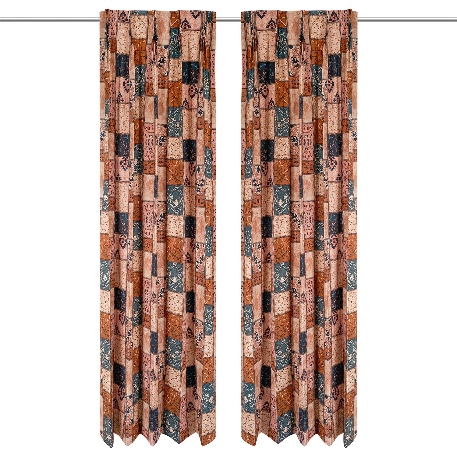 Vintage Charm Cotton Drapes