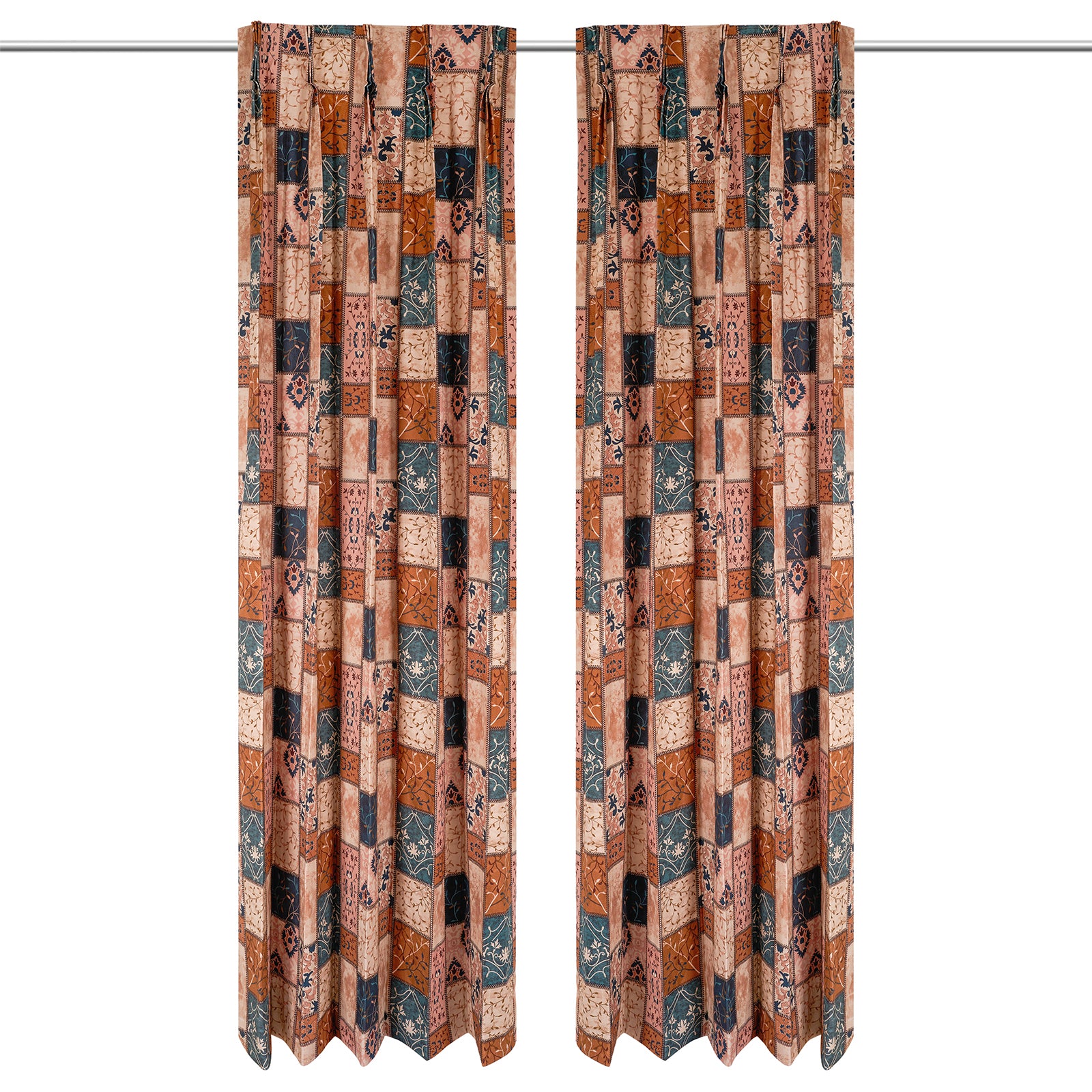 Vintage Charm Cotton Drapes