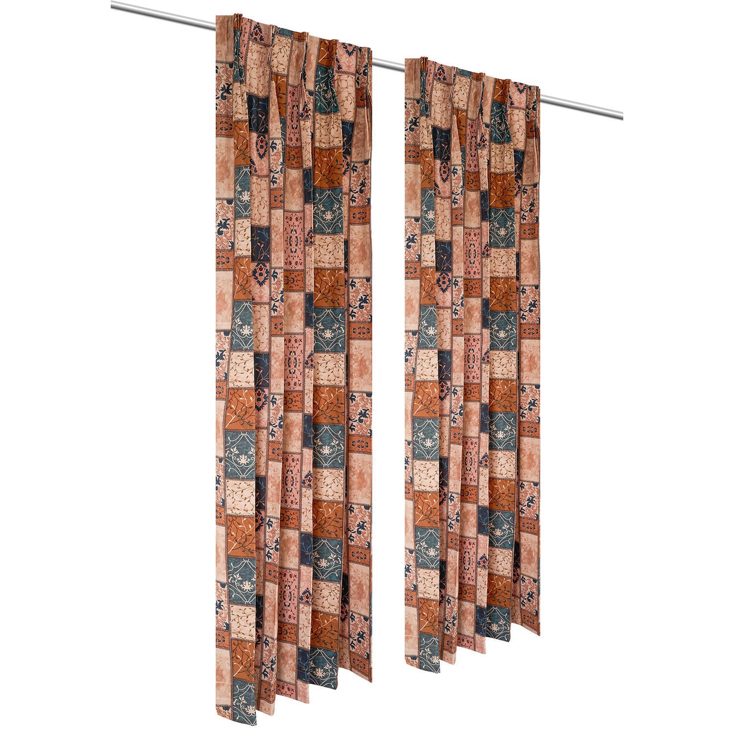 Vintage Charm Cotton Drapes