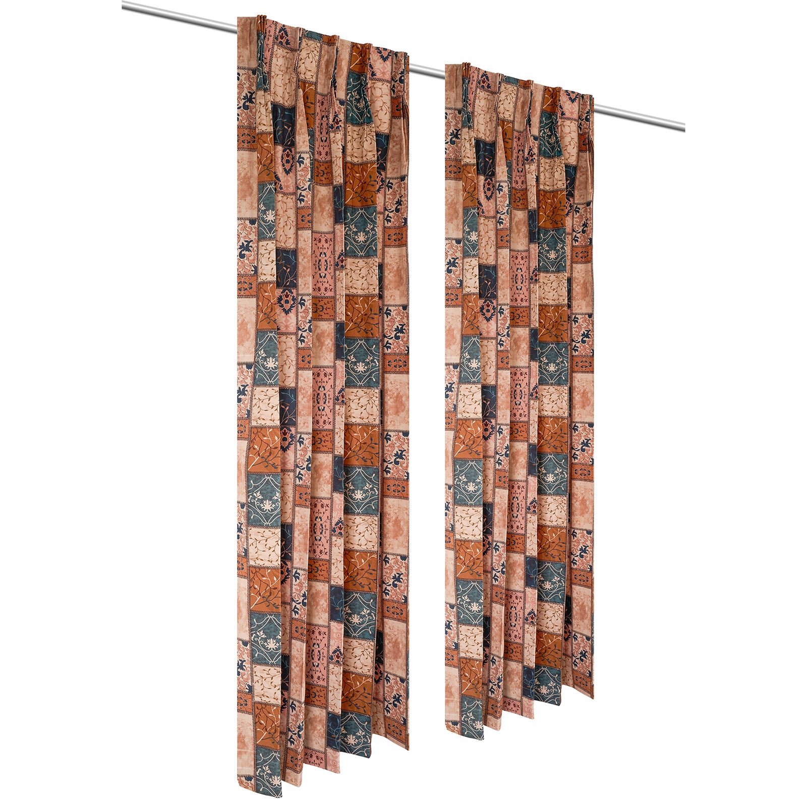 Vintage Charm Cotton Drapes