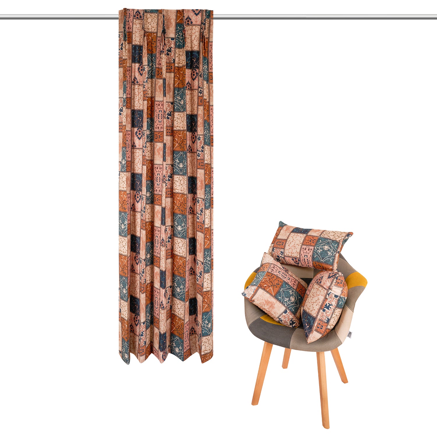 Vintage Charm Cotton Drapes