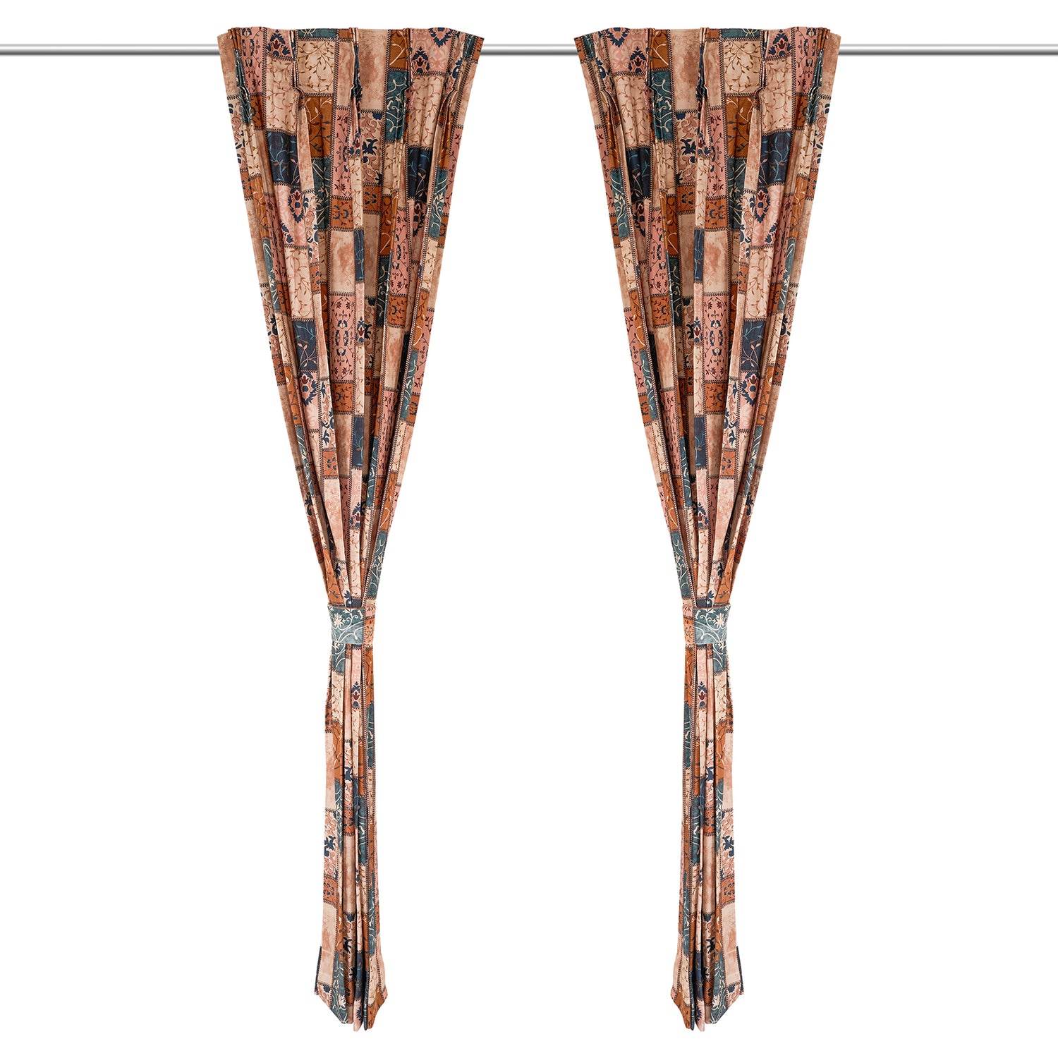 Vintage Charm Cotton Drapes