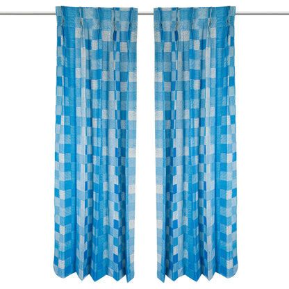 Soothing Geometric Cotton Drapes