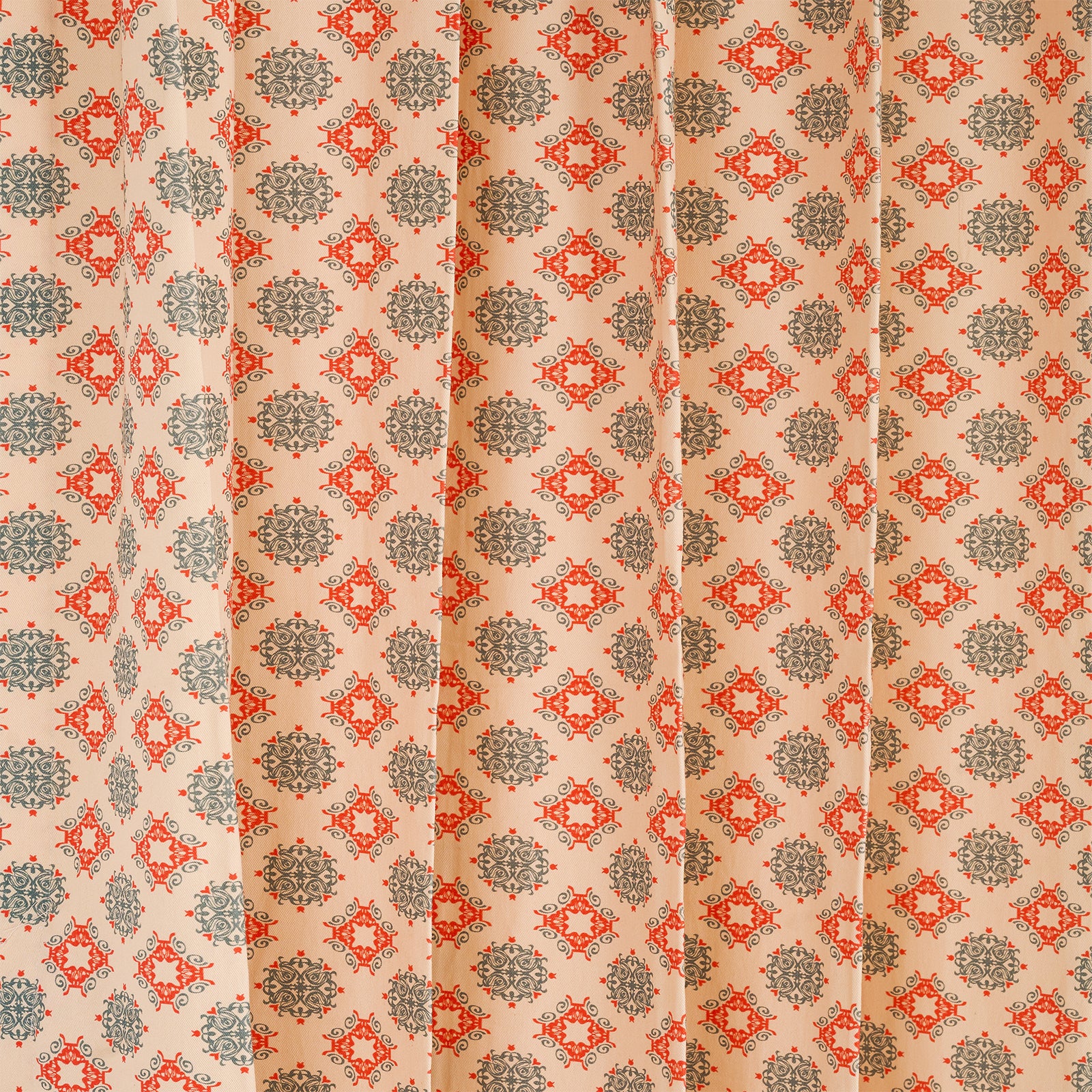 Demask Small Motif (100% Cotton) Drapes