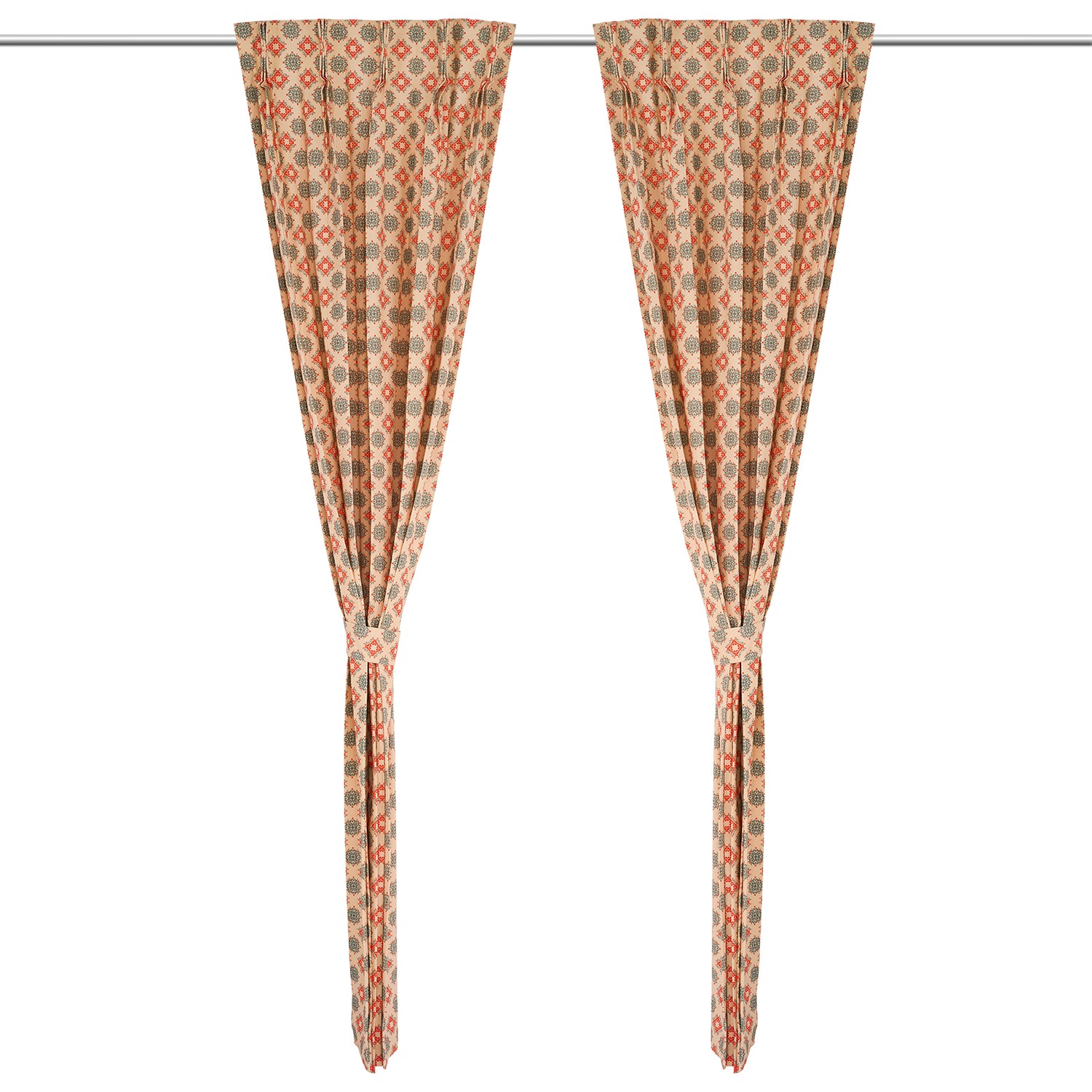 Demask Small Motif (100% Cotton) Drapes