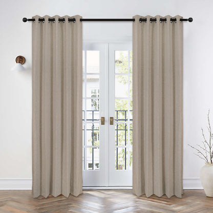 Natural Cotton Blended- Self Textured