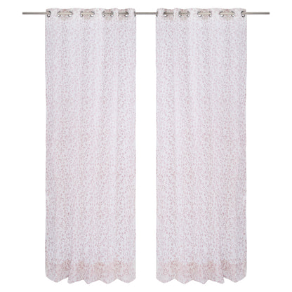 Beautiful Embroidery Colourful Sheer 02