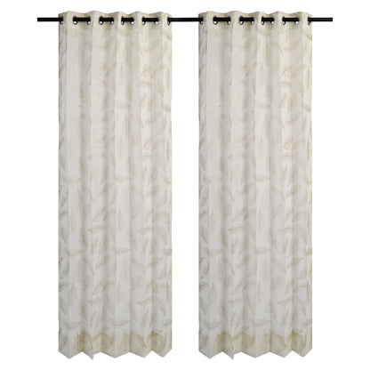 Peacock feather Sheer Curtains