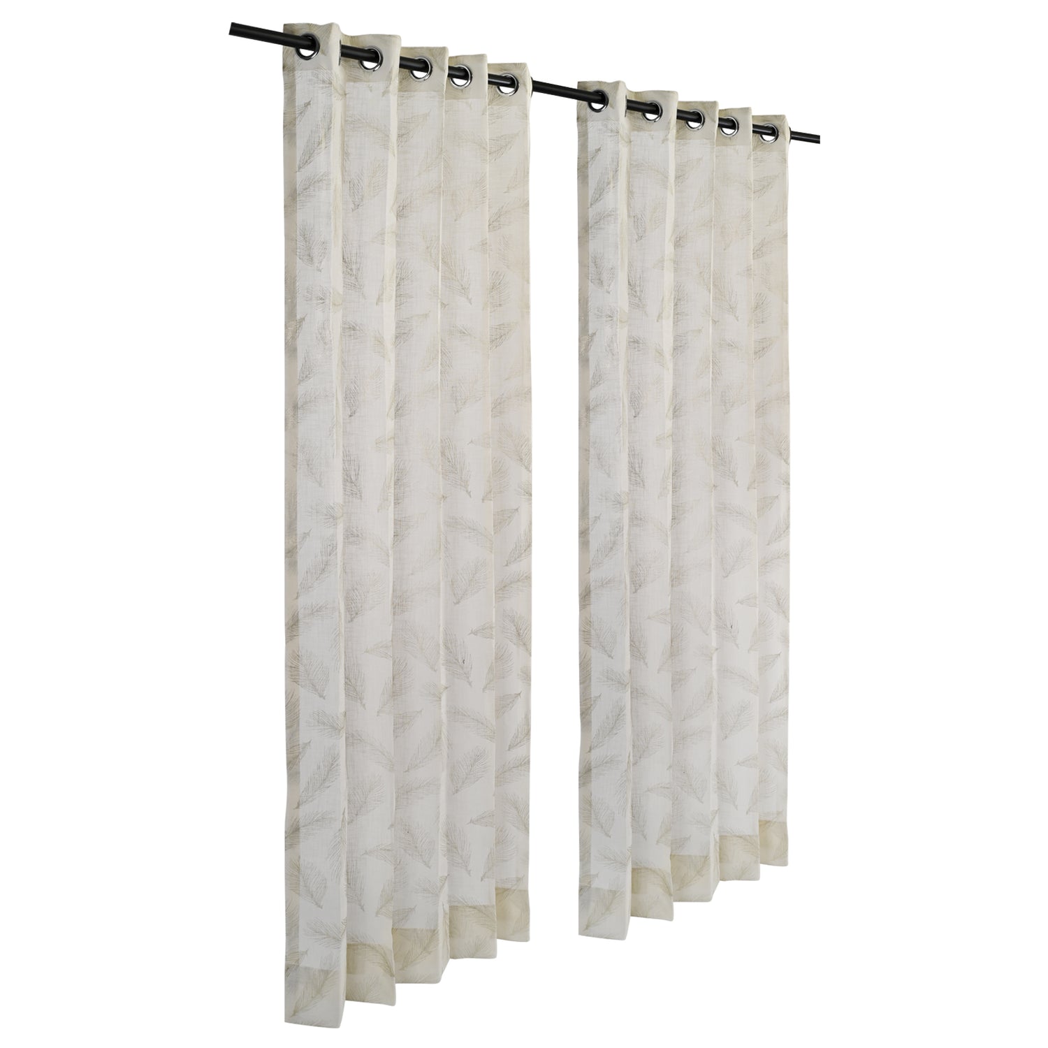 Peacock feather Sheer Curtains