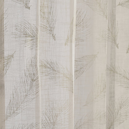 Peacock feather Sheer Curtains