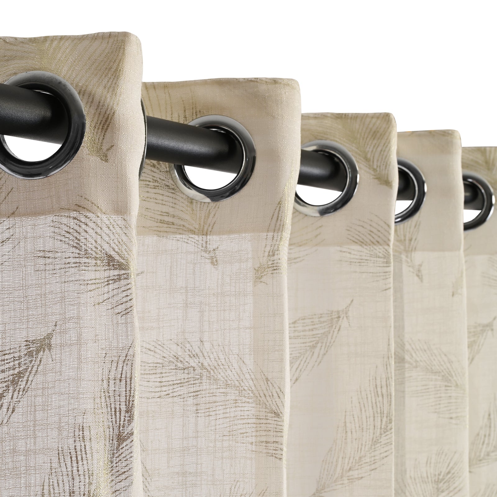 Peacock feather Sheer Curtains