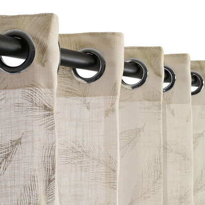 Peacock feather Sheer Curtains