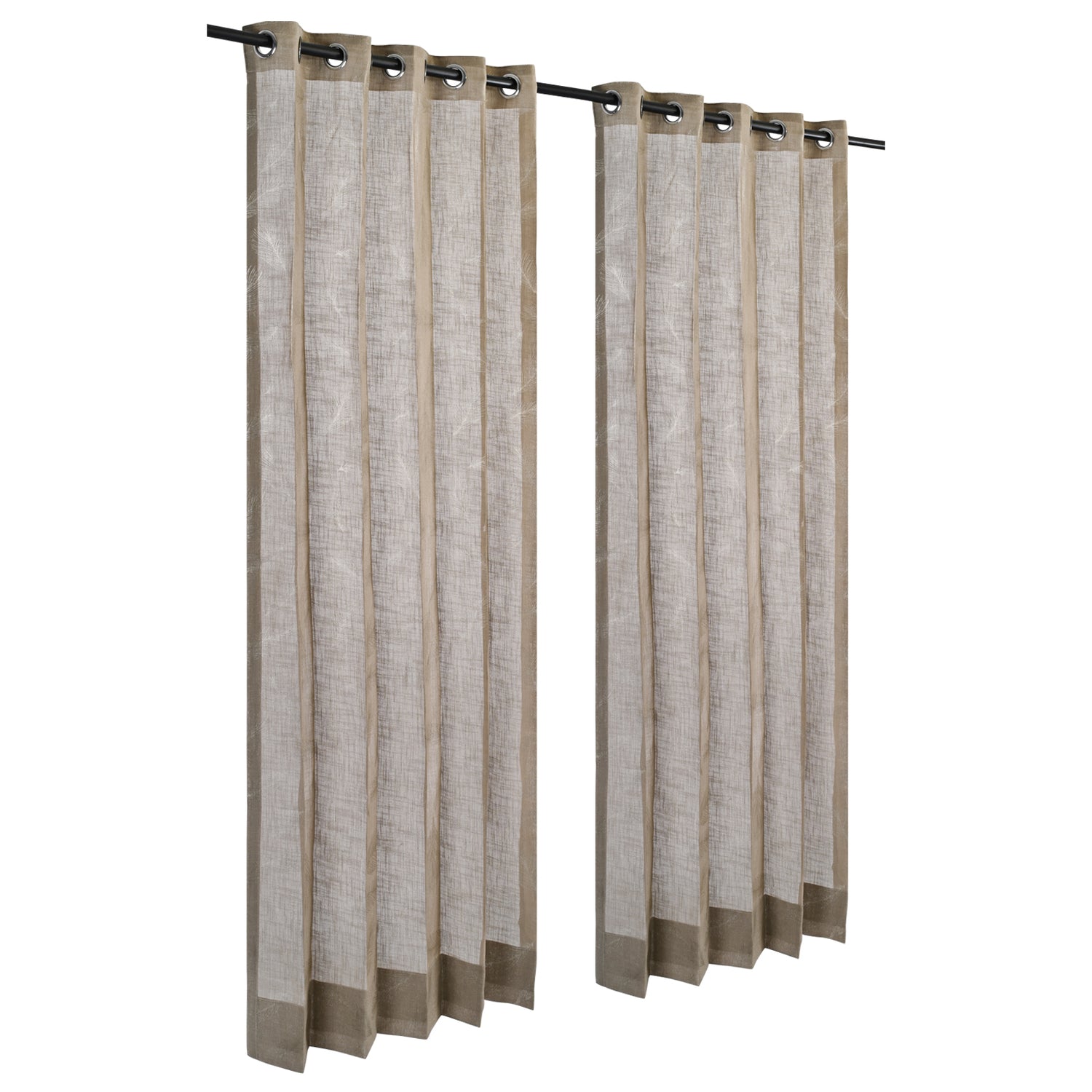 Peacock feather Sheer Curtains