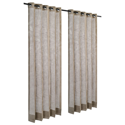 Peacock feather Sheer Curtains