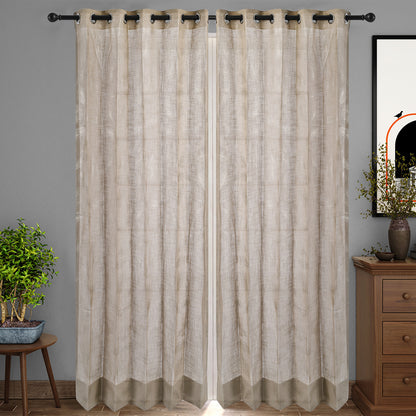 Peacock feather Sheer Curtains