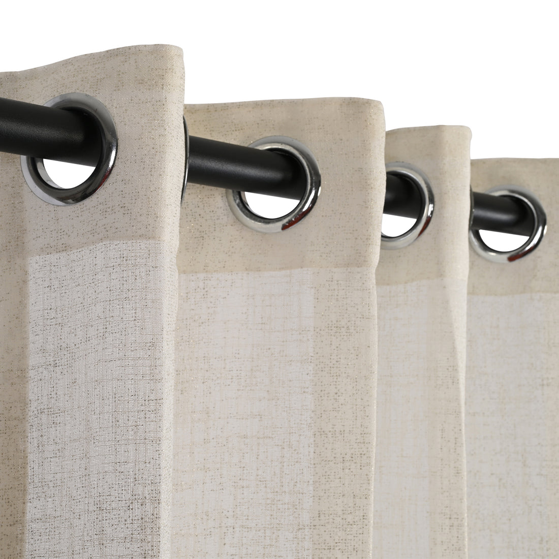 Gold Foil Sheer - Elegant Luxury Sheer for Living Room