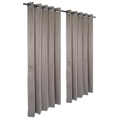 Premium Velvet Soft feel -Room Darkening - Luxury Blackout-Grey
